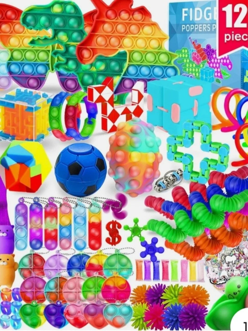 SALE! Fidget Toys, 120 Pack Fidgets Set For Kids Party Favors, Classroom, Fun
